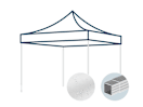 Ersatzdach für 3x3 m Faltpavillon mit 32 mm Aluminiumgestänge, weiß Ersatzdach für 3x3 m Faltpavillon mit 32 mm Aluminiumgestänge, weiß