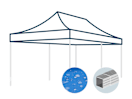 Ersatzdach für 3x6 m Faltpavillon mit 32 mm Aluminiumgestänge, blau Ersatzdach für 3x6 m Faltpavillon mit 32 mm Aluminiumgestänge, blau