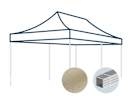 Ersatzdach für 3x6 m Faltpavillon mit 32 mm Aluminiumgestänge, creme Ersatzdach für 3x6 m Faltpavillon mit 32 mm Aluminiumgestänge, creme