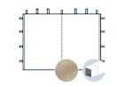 Seitenwand mit mittigem Reißverschluss als Tür für 3 m breiten Faltpavillon mit 30 mm Stahlgestänge, creme Seitenwand mit mittigem Reißverschluss als Tür für 3 m breiten Faltpavillon mit 30 mm Stahlgestänge, creme