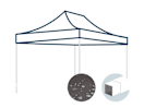 Ersatzdach für 3x4,5 m Faltpavillon mit 30 mm Stahlgestänge, dunkelgrau Ersatzdach für 3x4,5 m Faltpavillon mit 30 mm Stahlgestänge, dunkelgrau