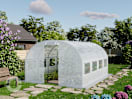 3x4m Foliengewächshaus, PE-Plane, weiß 3x4m Foliengewächshaus, PE-Plane, weiß