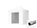 3x2m Aluminium Faltpavillon, inkl. 4 Seitenteile, weiß 3x2m Aluminium Faltpavillon, inkl. 4 Seitenteile, weiß
