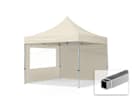 3x3m Aluminium Faltpavillon, inkl. 2 Seitenteile, creme 3x3m Aluminium Faltpavillon, inkl. 2 Seitenteile, creme