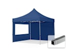 3x3m Aluminium Faltpavillon, inkl. 2 Seitenteile, dunkelblau 3x3m Aluminium Faltpavillon, inkl. 2 Seitenteile, dunkelblau