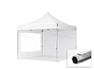 3x3m Aluminium Faltpavillon, inkl. 2 Seitenteile, weiß 3x3m Aluminium Faltpavillon, inkl. 2 Seitenteile, weiß