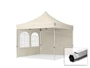 3x3m Aluminium Faltpavillon, inkl. 2 Seitenteile, creme 3x3m Aluminium Faltpavillon, inkl. 2 Seitenteile, creme