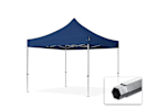 3x3m Aluminium Faltpavillon, ohne Seitenteile, dunkelblau 3x3m Aluminium Faltpavillon, ohne Seitenteile, dunkelblau