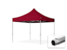 3x3m Aluminium Faltpavillon, ohne Seitenteile, rot 3x3m Aluminium Faltpavillon, ohne Seitenteile, rot