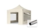3x3m Stahl Faltpavillon, inkl. 4 Seitenteile, creme 3x3m Stahl Faltpavillon, inkl. 4 Seitenteile, creme