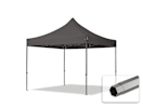 3x3m Stahl Faltpavillon, ohne Seitenteile, dunkelgrau 3x3m Stahl Faltpavillon, ohne Seitenteile, dunkelgrau