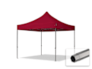 3x3m Stahl Faltpavillon, ohne Seitenteile, rot 3x3m Stahl Faltpavillon, ohne Seitenteile, rot