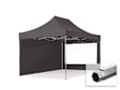 3x4,5m Aluminium Faltpavillon, inkl. 2 Seitenteile, dunkelgrau 3x4,5m Aluminium Faltpavillon, inkl. 2 Seitenteile, dunkelgrau