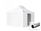 3x4,5m Aluminium Faltpavillon, inkl. 4 Seitenteile, weiß 3x4,5m Aluminium Faltpavillon, inkl. 4 Seitenteile, weiß