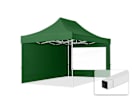 3x4,5m Stahl Faltpavillon, inkl. 2 Seitenteile, dunkelgrün 3x4,5m Stahl Faltpavillon, inkl. 2 Seitenteile, dunkelgrün