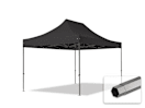 3x4,5m Stahl Faltpavillon, ohne Seitenteile, schwarz 3x4,5m Stahl Faltpavillon, ohne Seitenteile, schwarz