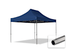 3x4,5m Stahl Faltpavillon, ohne Seitenteile, blau 3x4,5m Stahl Faltpavillon, ohne Seitenteile, blau