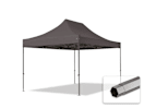 3x4,5m Stahl Faltpavillon, ohne Seitenteile, dunkelgrau 3x4,5m Stahl Faltpavillon, ohne Seitenteile, dunkelgrau