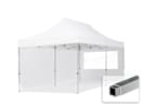 3x6m Aluminium Faltpavillon, inkl. 2 Seitenteile, weiß 3x6m Aluminium Faltpavillon, inkl. 2 Seitenteile, weiß