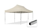 3x6m Aluminium Faltpavillon, ohne Seitenteile, creme