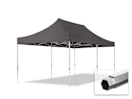 3x6m Aluminium Faltpavillon, ohne Seitenteile, dunkelgrau 3x6m Aluminium Faltpavillon, ohne Seitenteile, dunkelgrau