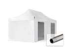 3x6m Stahl Faltpavillon, inkl. 4 Seitenteile, weiß 3x6m Stahl Faltpavillon, inkl. 4 Seitenteile, weiß