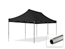 3x6m Stahl Faltpavillon, ohne Seitenteile, schwarz 3x6m Stahl Faltpavillon, ohne Seitenteile, schwarz