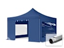 4x4m Aluminium Faltpavillon, inkl. 4 Seitenteile, blau 4x4m Aluminium Faltpavillon, inkl. 4 Seitenteile, blau