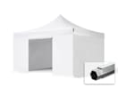 4x4m Aluminium Faltpavillon, inkl. 4 Seitenteile, weiß 4x4m Aluminium Faltpavillon, inkl. 4 Seitenteile, weiß
