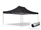 4x6m Aluminium Faltpavillon, ohne Seitenteile, schwarz 4x6m Aluminium Faltpavillon, ohne Seitenteile, schwarz