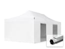 4x8m Aluminium Faltpavillon, inkl. 4 Seitenteile, weiß 4x8m Aluminium Faltpavillon, inkl. 4 Seitenteile, weiß