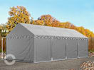 4x8 m Lagerzelt, PVC-Plane, grau, mit Bodenrahmen 4x8 m Lagerzelt, PVC-Plane, grau, mit Bodenrahmen