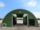 9,15x12m Rundbogenhalle, PRIMEtex-Plane, dunkelgrün, mit Statik 9,15x12m Rundbogenhalle, PRIMEtex-Plane, dunkelgrün, mit Statik