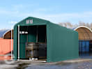4x8m Zelthalle, PVC-Plane, dunkelgrün, mit Statik (Betonuntergrund) 4x8m Zelthalle, PVC-Plane, dunkelgrün, mit Statik (Betonuntergrund)