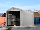 4x8m Zelthalle, PVC-Plane, grau, mit Statik (Betonuntergrund) 4x8m Zelthalle, PVC-Plane, grau, mit Statik (Betonuntergrund)