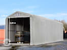 4x24m Zelthalle, PVC-Plane, grau, ohne Statik 4x24m Zelthalle, PVC-Plane, grau, ohne Statik