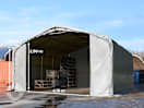 6x6m Zelthalle, PVC-Plane, grau, ohne Statik 6x6m Zelthalle, PVC-Plane, grau, ohne Statik