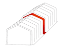 Verbindungs-, Regenrinne 8m XXL PVC grau Wikinger Vario Höhe 4m Verbindungs-, Regenrinne 8m XXL PVC grau Wikinger Vario Höhe 4m