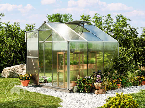 VIOLA 2 walk-in tomato greenhouse with aluminium structure