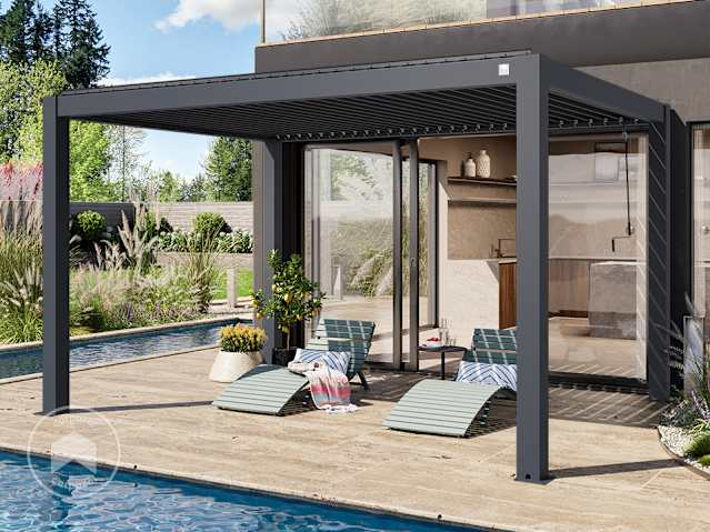 aluminium pergola