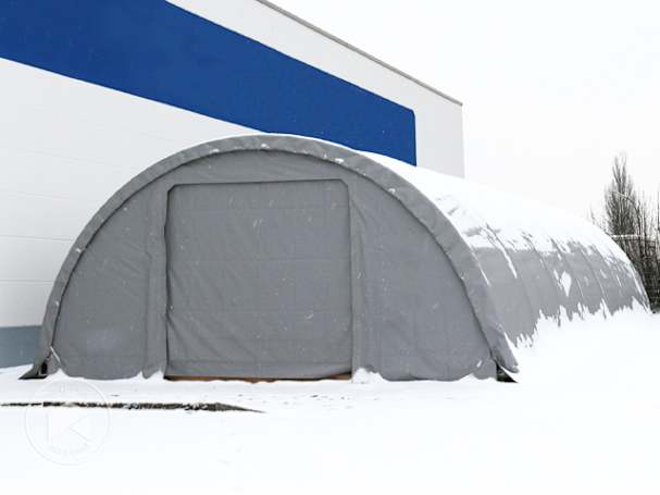 La carpa agrícola resiste también la nieve