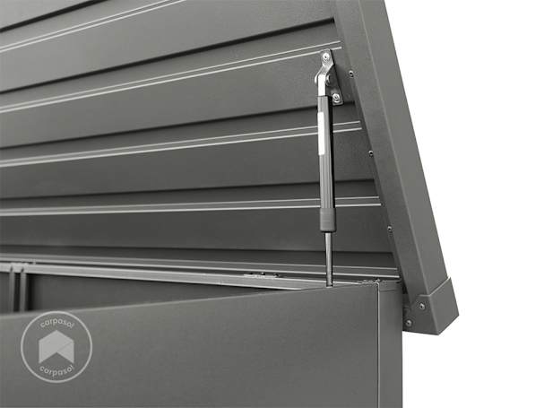 Baúl para exterior con tapa