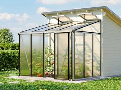 ELLA lean to greenhouse