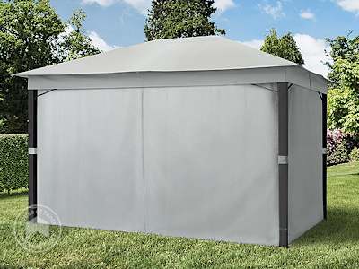 semi permanent garden gazebo with sides