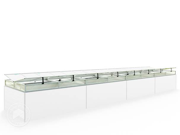 A perfectly fitting cold frame for a big aised garden bed