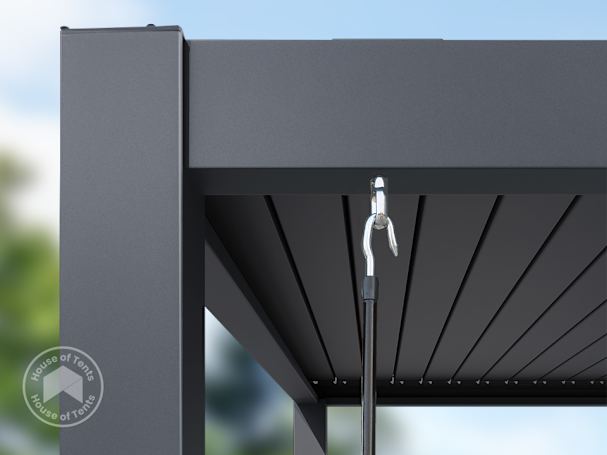 pergola crank handle attacchment