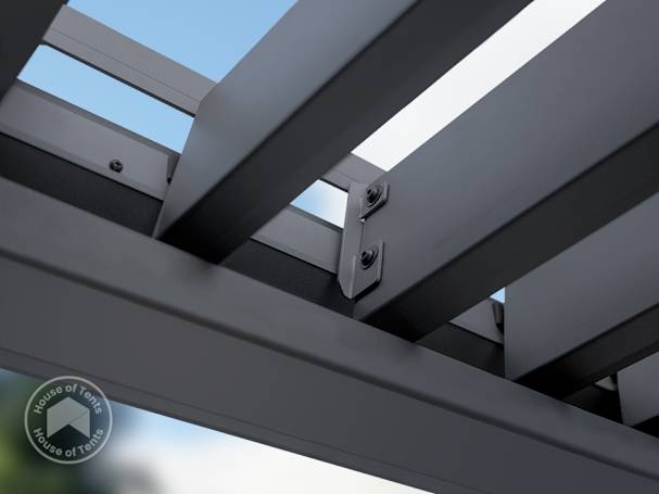 pergola louver attachment