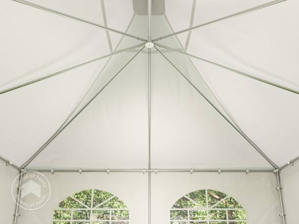 single apex square pagoda marquee