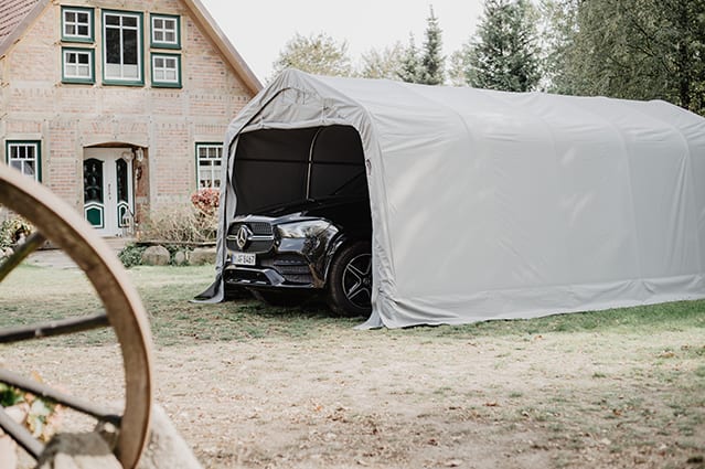 Tente garage démontable comme abri voiture