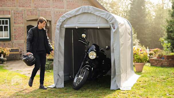 motocyclette garage demontable